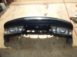 Front fascia removed