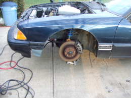 Left front fender