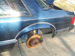 Left rear fender