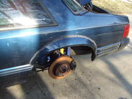 Left rear fender