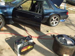 The plasma cutter and its victim